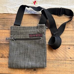 Dakine Gray Crossbody Bag with Black Strap